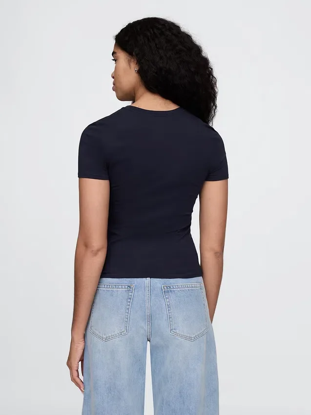 Camiseta de jersey de punto tupido
