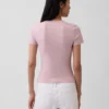 Camiseta de jersey de punto tupido