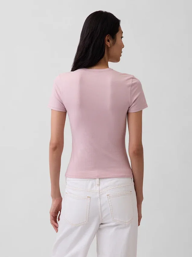 Camiseta de jersey de punto tupido