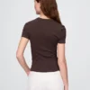 Camiseta de jersey de punto tupido