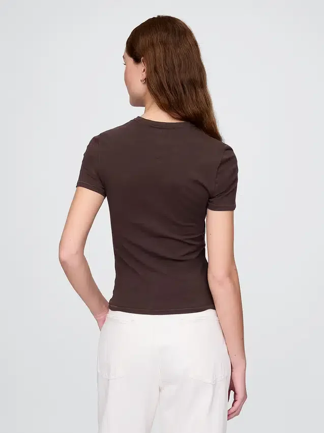 Camiseta de jersey de punto tupido