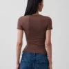 Camiseta de jersey de punto tupido