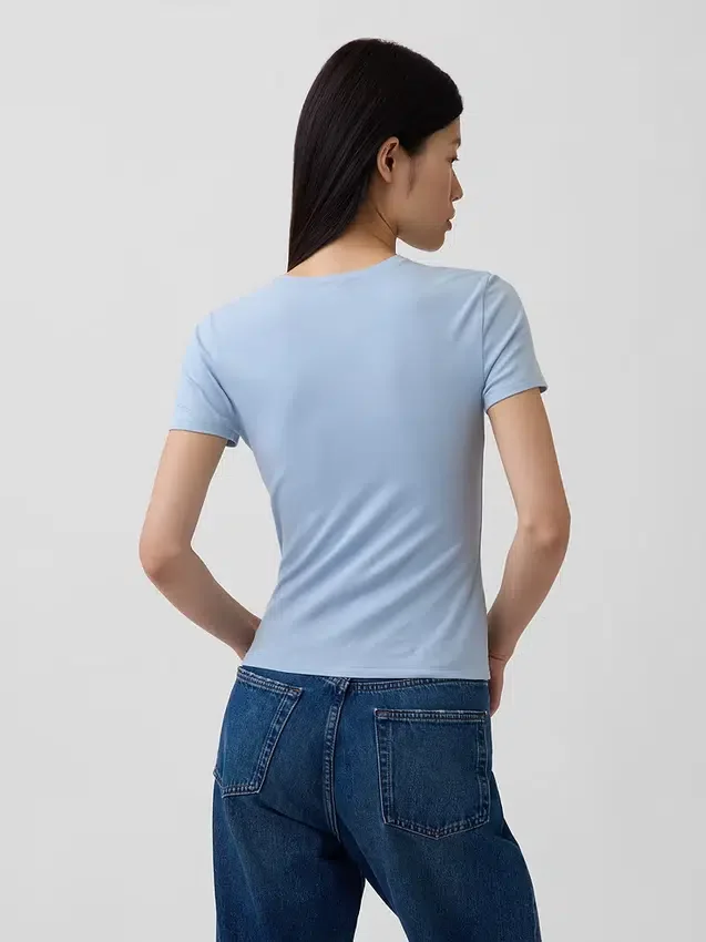 Camiseta de jersey de punto tupido