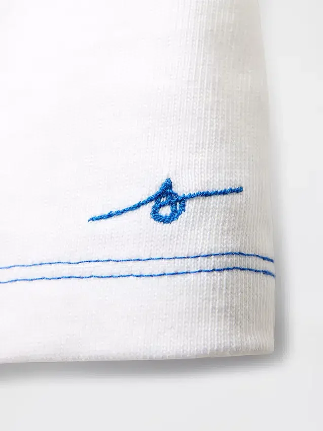 Camiseta de manga raglán «Get Blue» para bebés y niños