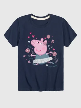 Camiseta de pantalones cortos «Peppa Pig Ballet Peppa» para niños pequeños