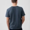Camiseta de peso grueso con logo y corte holgado