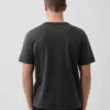 Camiseta de peso grueso con logo y corte holgado