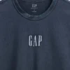 Camiseta de peso grueso con logo y corte holgado