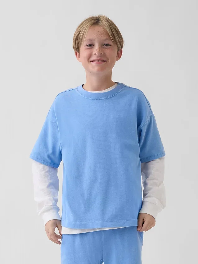 Camiseta de peso grueso para niños