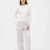 Camiseta de pijama con bolsillo de modal supersuave