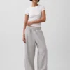 Camiseta de pijama con canalé fino