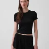 Camiseta de pijama de modal acanalado ultrasuave