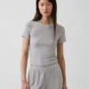 Camiseta de pijama de modal acanalado ultrasuave