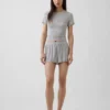 Camiseta de pijama de modal acanalado ultrasuave