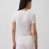 Camiseta de pijama de modal acanalado ultrasuave