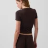 Camiseta de pijama de modal acanalado ultrasuave