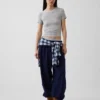 Camiseta de pijama de modal acanalado ultrasuave
