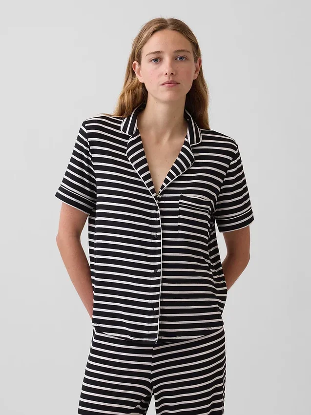 Camiseta de pijama de modal supersuave para la parte de arriba