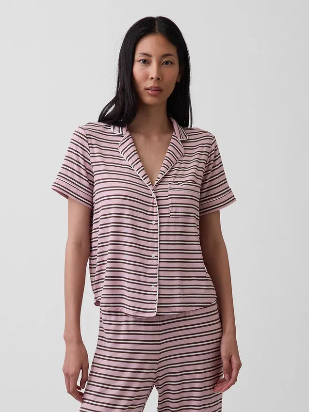 Camiseta de pijama de modal supersuave para la parte de arriba
