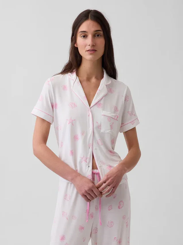 Camiseta de pijama de modal supersuave para la parte de arriba