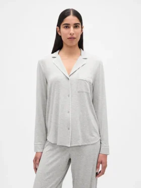 Camiseta de pijama de modal supersuave para la parte de arriba