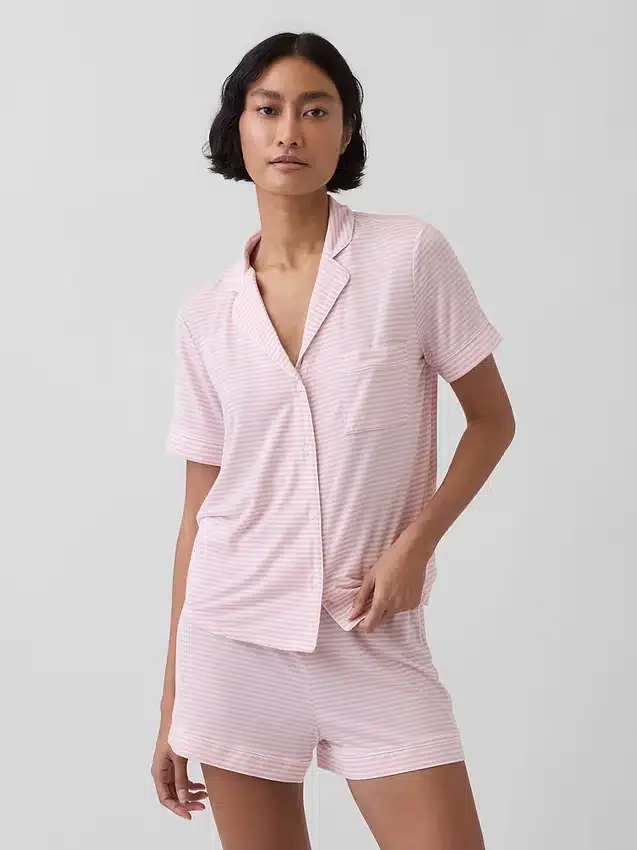 Camiseta de pijama de modal supersuave para la parte de arriba