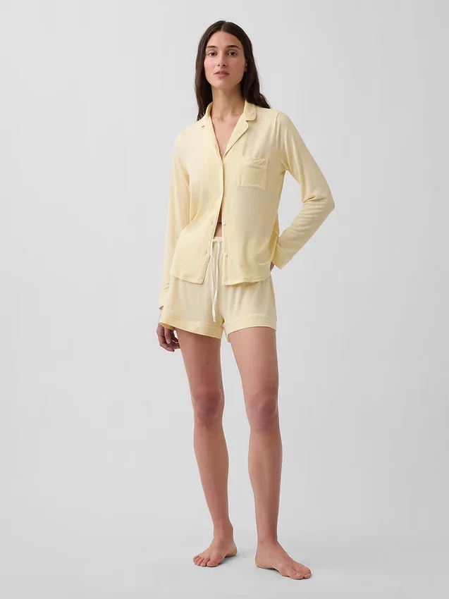 Camiseta de pijama de modal supersuave para la parte de arriba