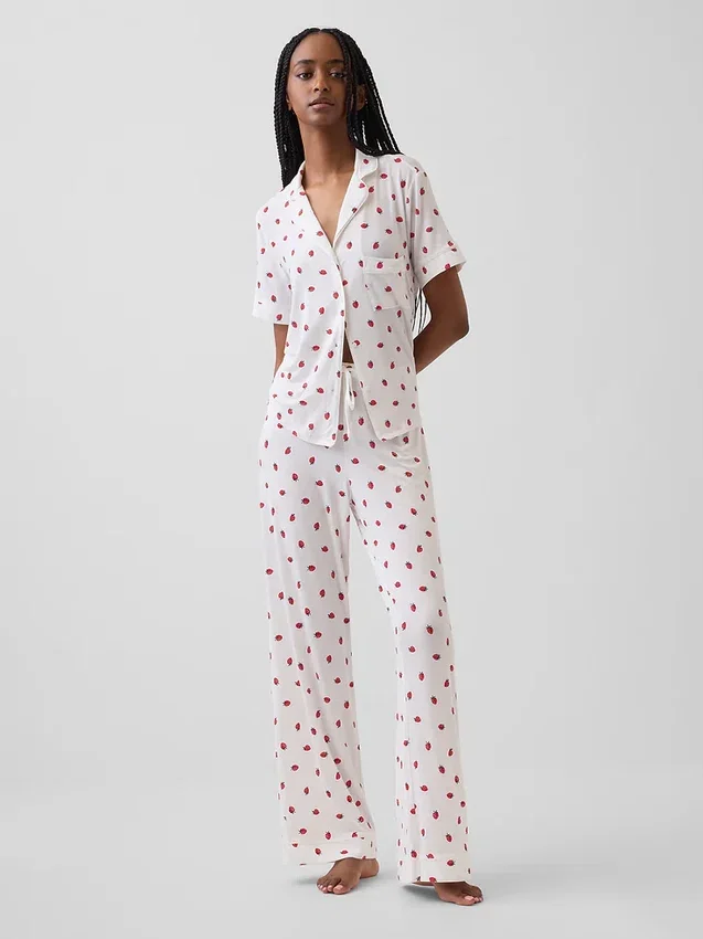 Camiseta de pijama de modal supersuave para la parte de arriba