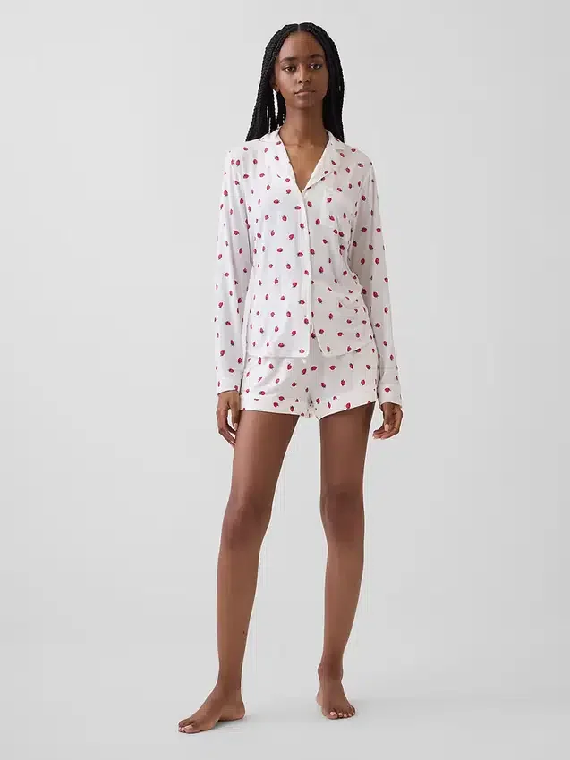 Camiseta de pijama de modal supersuave para la parte de arriba