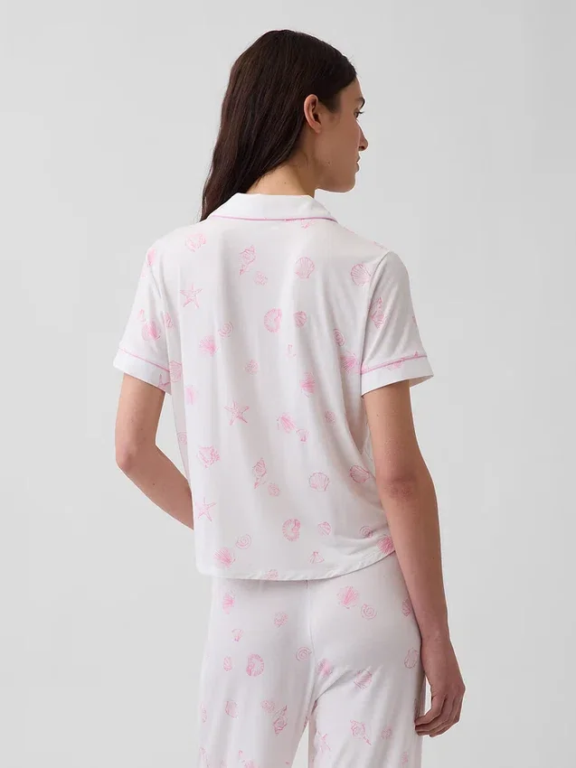 Camiseta de pijama de modal supersuave para la parte de arriba