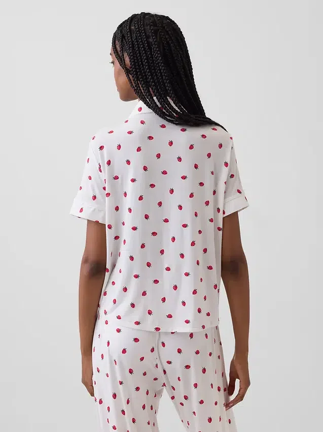 Camiseta de pijama de modal supersuave para la parte de arriba