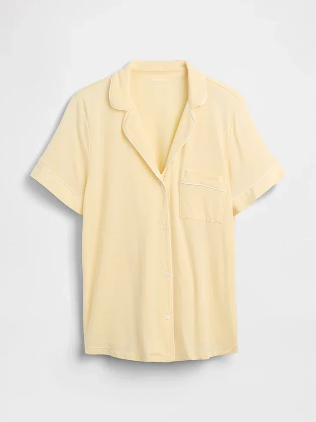 Camiseta de pijama de modal supersuave para la parte de arriba