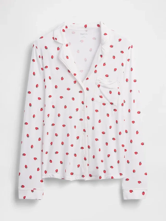 Camiseta de pijama de modal supersuave para la parte de arriba