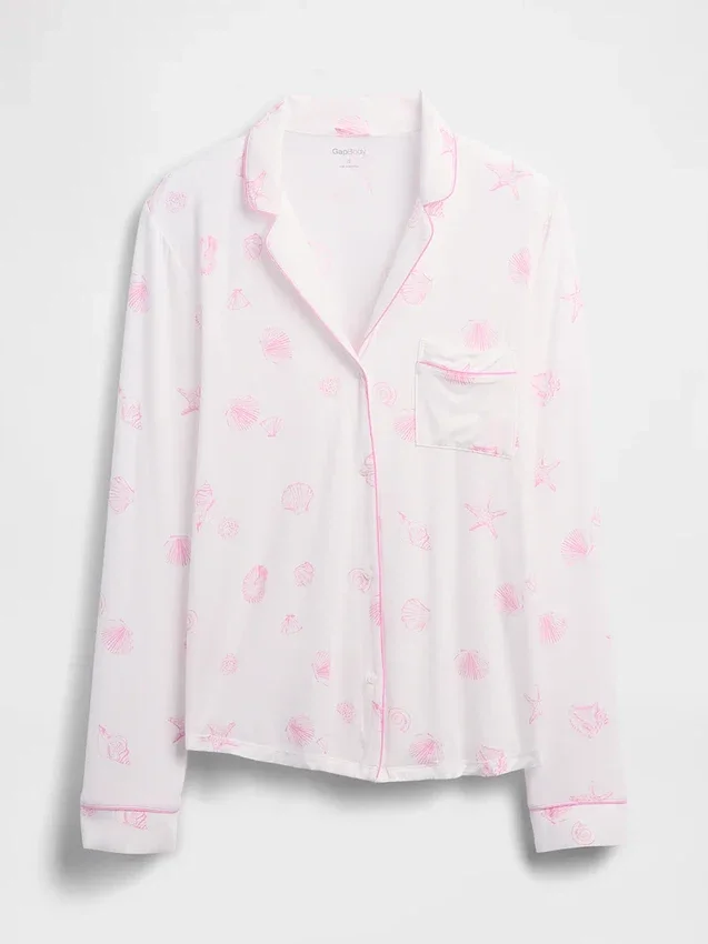 Camiseta de pijama de modal supersuave para la parte de arriba