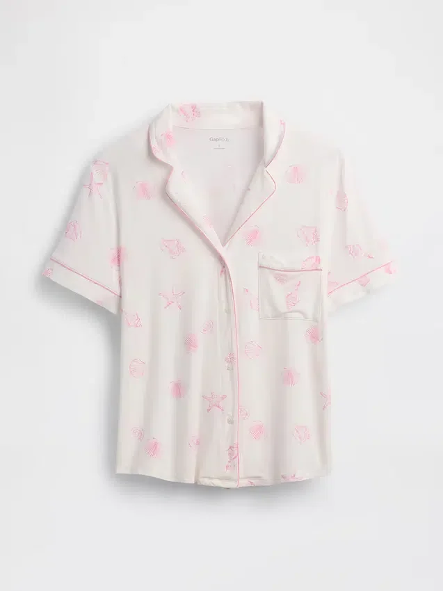 Camiseta de pijama de modal supersuave para la parte de arriba