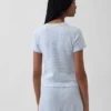 Camiseta de pijama de punto calado
