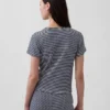 Camiseta de pijama de punto calado