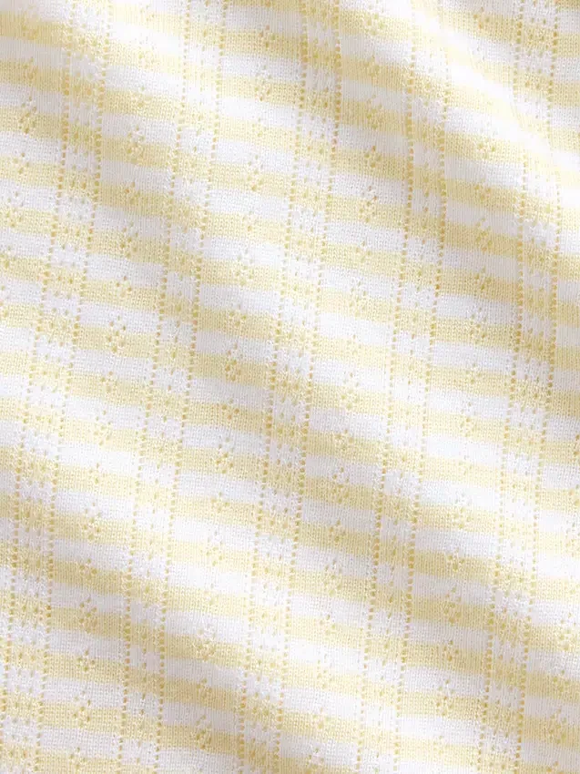 Camiseta de pijama de punto calado