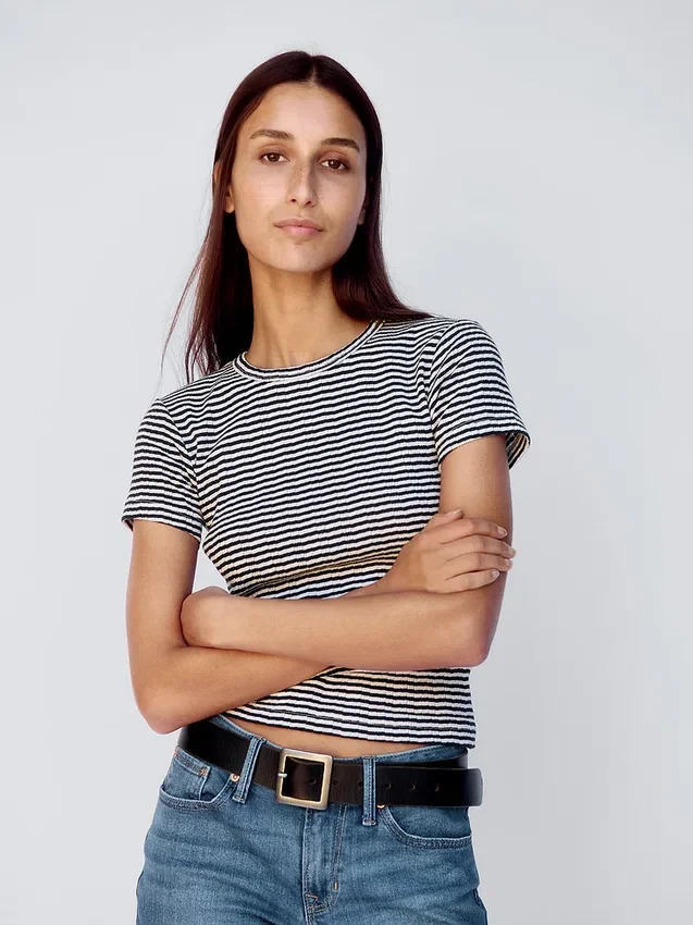 Camiseta de pijama de punto calado