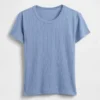 Camiseta de pijama de punto calado