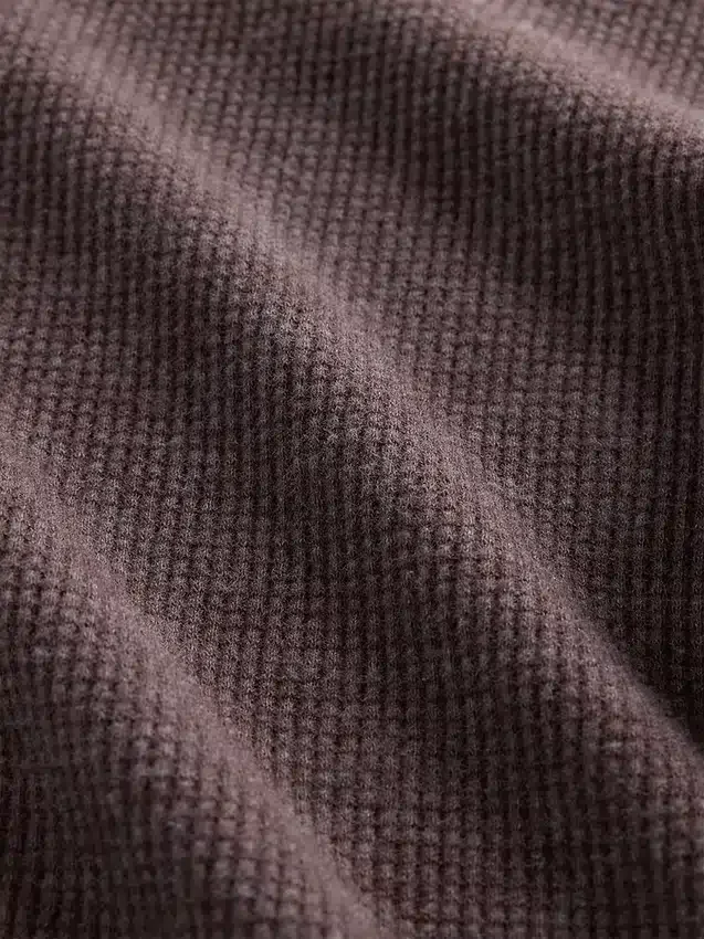 Camiseta de pijama de punto waffle