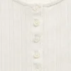 Camiseta de pijama Henley de punto calado de GAP × Summer Fridays