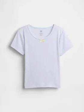Camiseta de pijama infantil de punto calado reciclado