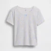 Camiseta de pijama infantil de punto calado reciclado