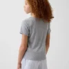 Camiseta de pijama infantil de punto calado reciclado