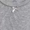 Camiseta de pijama infantil de punto calado reciclado