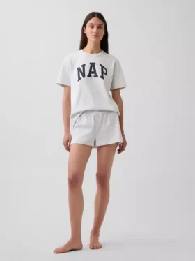 Camiseta de pijama oversize con logotipo «Nap»