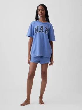 Camiseta de pijama oversize con logotipo «Nap»