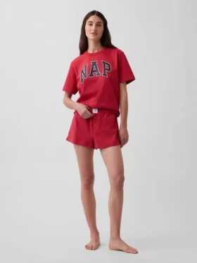 Camiseta de pijama oversize con logotipo «Nap»