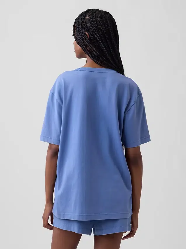 Camiseta de pijama oversize con logotipo «Nap»